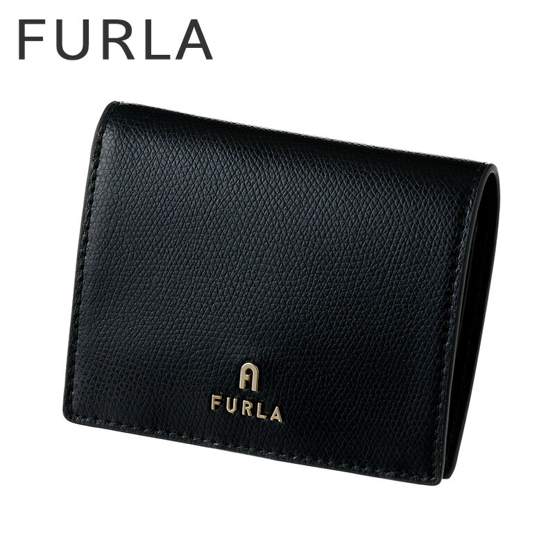 フルラ 財布 FURLA 二つ折り財布 レディース レザー 革 WP00304-ARE000-O6000 コンパクト ウォレット シンプル カジュアル かわいい 上品 きれいめ ブラック 大学生 社会人 誕生日 記念日 彼女 妻 娘 母 恋人 夫婦 人気 おすすめ おしゃれ ブランド プレゼント ギフト 贈り物