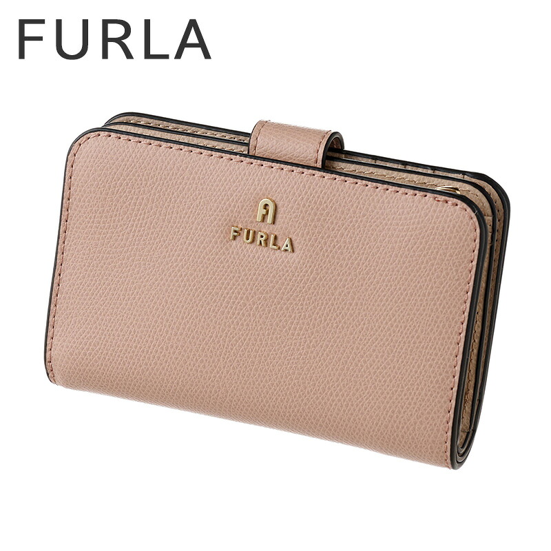 フルラ 財布 FURLA 二つ折り財布 レディース レザー 革 WP00314-ARE000-3790S コンパクト ウォレット シンプル カジュアル かわいい 上品 きれいめ ベージュ 大学生 社会人 誕生日 記念日 彼女 妻 娘 母 恋人 夫婦 人気 おすすめ おしゃれ ブランド プレゼント ギフト 贈り物｜腕時計ギフトのパピヨン