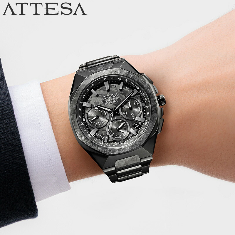 【最大70,000円引き】【20％OFF】シチズン 腕時計 CITIZEN 時計 アテッサ ATTESA メンズ 腕時計 ブラック チタン ベルト GPS電波ソーラー クォーツ（電池式）防水 CC4107-80H シンプル カジュアル かっこいい ビジネス スーツスタイル 彼氏 夫 恋人 夫婦 人気 おすすめ｜腕時計ギフトのパピヨン