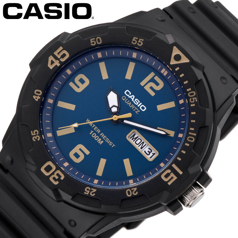 カシオ 腕時計 CASIO 時計 カシオ CASIO スタンダード STANDARD ネイビー 男性 向け メンズ 樹脂 ベルト ブラック 軽量 軽い 防水 CASIOW-MRW-200H-2B3 シンプル カジュアル ファッション かっこいい ビジネス 人気 おすすめ おしゃれ ブランド プレゼント ギフト 贈り物