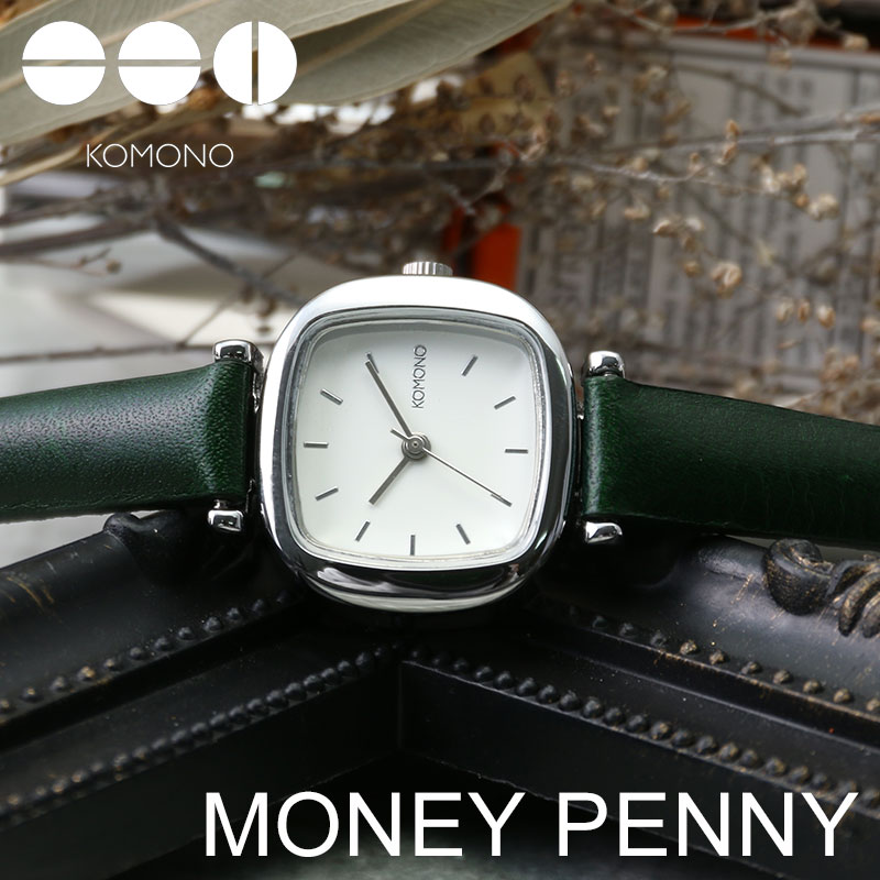 コモノ 腕時計 KOMONO 時計 マニーペニー MONEYPENNY レディース ホワイト KOM-W1248 [ 人気 ブランド 正規品 シンプル カジュアル ファッション 流行 トレンド おしゃれ かわいい 小さめ 華奢 彼女 高校生 大学生 大人 社会人 誕生日 バースデー プレゼント ギフト ]