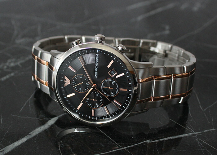 エンポリ 通販 腕時計 クォーツ アルマーニ Emporioarmani ポールスミス メンズ Emporio 時計 男性 Ea 用 向け エンポリオアルマーニ Armani 人気 ブランド 防水 おすすめ クロノグラフ スーツ カレンダー ビジネス ファッション おしゃれ ピンクゴールド 旦那 彼氏 夫