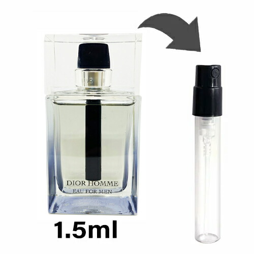 楽天市場 ディオール Dior オム オー フォーメン オードトワレ 1 5ml アトマイザー お試し 香水 メンズ 人気 ミニ パヒュームシンシア