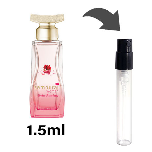 楽天市場 アランドロン サムライウーマン ドルチェストロベリー Edp オードパルファム Samourai 1 5ml アトマイザー お試し 香水 レディース 人気 ミニ パヒュームシンシア