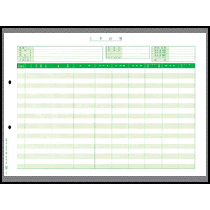 【お取寄せ品】 ＯＢＣ　単票工事台帳　Ｂ４ヨコ　４２２１　１箱（１０００枚） 【送料無料】