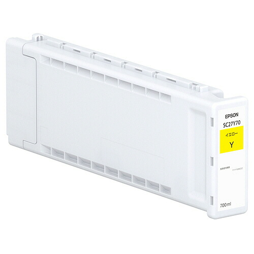 【お取寄せ品】 エプソン　インクカートリッジ　イエロー　７００ｍＬ　ＳＣ２７Ｙ７０　１個 【送料無料】