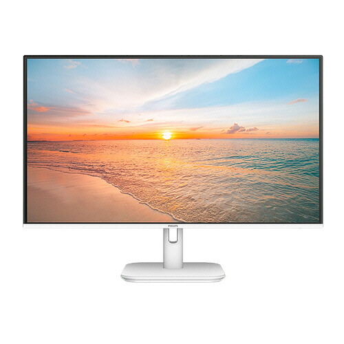フィリップス　２７型　ＦＨＤ液晶モニター　スピーカー付　ホワイト　ＩＰＳパネル　５年保証　２７Ｅ１Ｎ１２００ＡＷ／１１　１台 【送料無料】