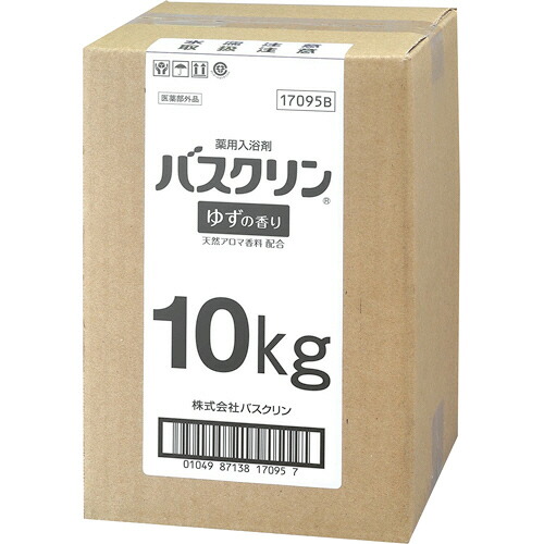 【お取寄せ品】 バスクリン　ゆずの香り　業務用　１０ｋｇ　１缶 【送料無料】｜ぱーそなるたのめーる