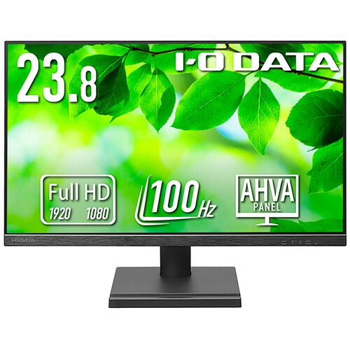 【お取寄せ品】 アイオーデータ　１００Ｈｚ対応　２３．８型ワイド液晶ディスプレイ　ブラック　５年保証　ＬＣＤ－Ｄ２４２ＳＡ　１台 【送料無料】
