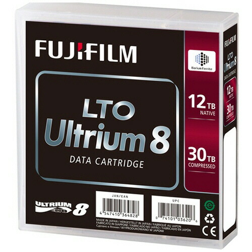 【お取寄せ品】 ＴＡＮＯＳＥＥ　富士フイルム　ＬＴＯ　Ｕｌｔｒｉｕｍ８　データカートリッジ　１２ＴＢ／３０ＴＢ　１パック（５巻） 【送料無料】