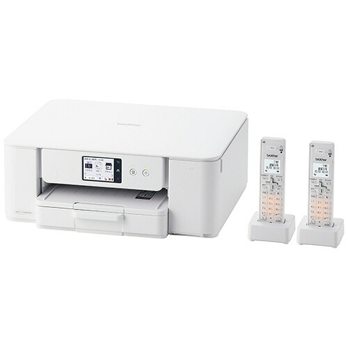【お取寄せ品】 ブラザー　ＰＲＩＶＩＯ　大容量ファーストタンク　インクジェット複合機　Ａ４　ＦＡＸ機能・子機２台付　ＭＦＣ－Ｊ７４２ＤＷＮ　１台 【送料無料】