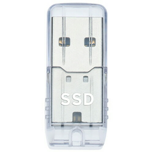 【お取寄せ品】 プリンストン　ＵＳＢ　１０Ｇｂｐｓ（ＵＳＢ３．２）対応ポータブルＳＳＤ　１ＴＢ　クリア　ＰＨＤ－ＵＳＳＤ－１Ｔ　１個 【送料無料】
