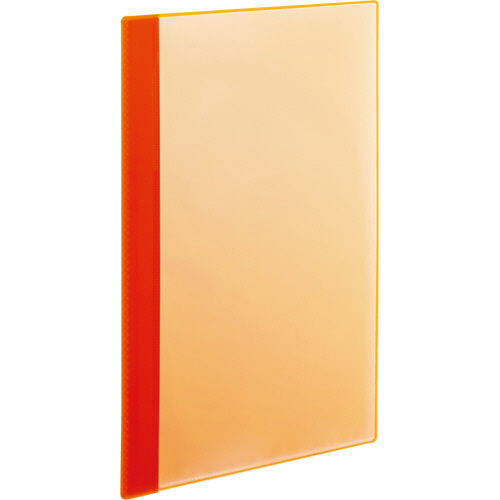 【楽天市場】TANOSEE 薄型クリアブック（角まる） A4タテ 10ポケット 背幅3mm オレンジ 1パック（5冊）：ぱーそなるたのめーる