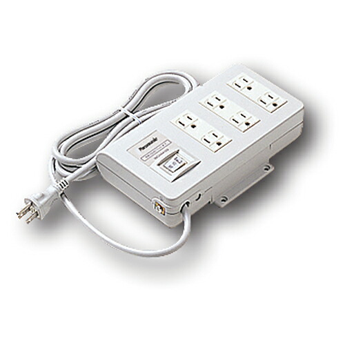 【お取寄せ品】 パナソニック　マグネット付　ＯＡ電源タップ　３Ｐ・６個口　２．０ｍ　ＷＣＨ４４１２９　１個 【送料無料】 6,906円