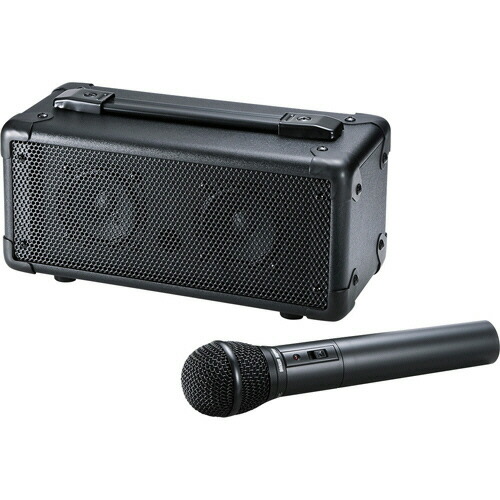 サンワサプライ　ワイヤレスマイク付き拡声器スピーカー　ＭＭ&minus;ＳＰＡＭＰ４　１台 【送料無料】｜ぱーそなるたのめーる