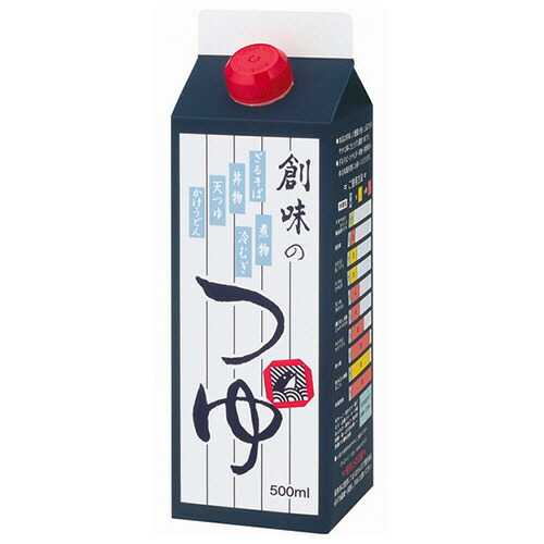 つゆ 500mL x 6 創味のつゆ (500ml)6本入 | 創味食品