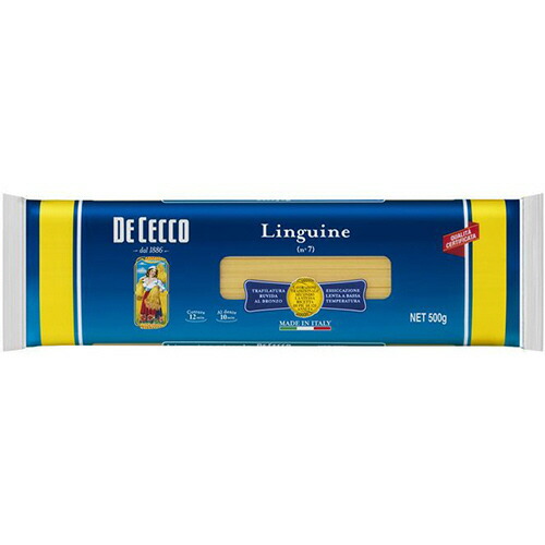 日清製粉ウェルナ　ディ・チェコ　NO．7　リングイーネ　500g　1パック画像