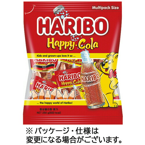 楽天市場】ハリボー ミニハッピーコーラ 250g／パック 1セット
