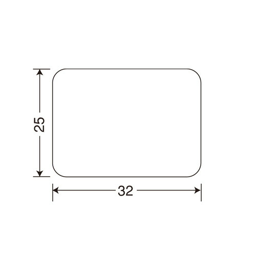 【お取寄せ品】 サトー　ラベル　標準　７号　プロパー　弱粘　２５×３２　５４５６０４５３６　１箱（２００００枚：２０００枚×１０巻） 【送料無料】 10,934円