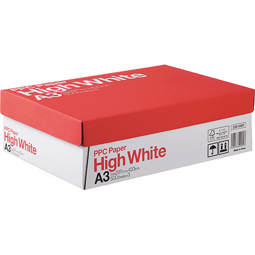 PPC　PAPER　High　White　A3　1箱（1500枚：500枚×3冊）画像