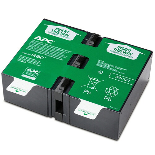 【お取寄せ品】 ＡＰＣ（シュナイダーエレクトリック）　ＵＰＳ交換用バッテリキット　ＢＲ１０００Ｇ－ＪＰ用　ＡＰＣＲＢＣ１２３Ｊ　１個 【送料無料】