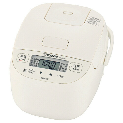 【お取寄せ品】 象印　小容量マイコン炊飯ジャー　極め炊き　３合炊き　ソフトホワイト　ＮＬ－ＢＦ０５－ＷＺ　１台 【送料無料】 8,985円