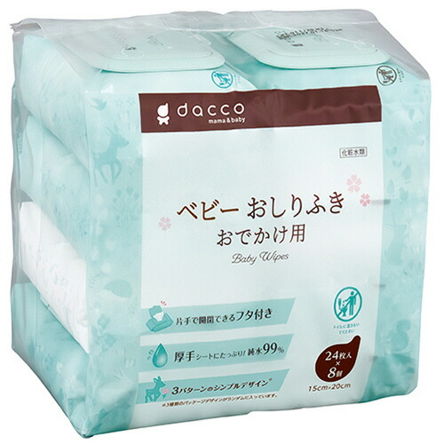 おしりふきフタ付（dacco）厚手タイプ　80枚入×36個　3箱 Amazon.co.jp: オオサキメディカル ダッコ dacco ベビー