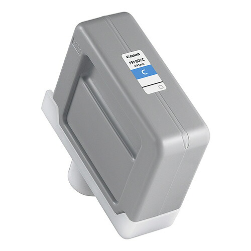 【お取寄せ品】 キヤノン　インクタンク　ＰＦＩ－３０７Ｃ　染料シアンインク　３３０ｍＬ　９８１２Ｂ００１　１個 【送料無料】