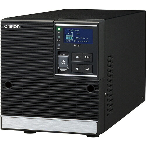 【お取寄せ品】 オムロン　ＵＰＳ　無停電電源装置　据置型　７５０ＶＡ／６８０Ｗ　ＢＬ７５Ｔ　１台 【送料無料】｜ぱーそなるたのめーる