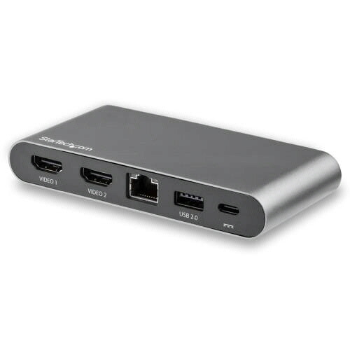 【お取寄せ品】 StarTech.com USB Type−C接続マルチアダプタ ブラック DK30C2HAGPD 1個 【送料無料】|ぱーそなるたのめーる