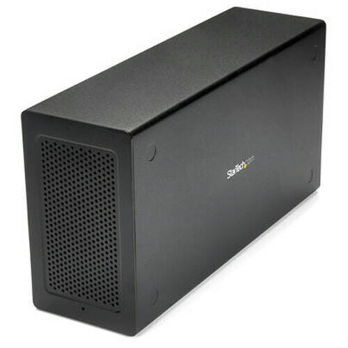【お取寄せ品】 ＳｔａｒＴｅｃｈ．ｃｏｍ　Ｔｈｕｎｄｅｒｂｏｌｔ　３接続ＰＣＩｅ外付けケース　アルミ筐体　ブラック　ＴＢ３１ＰＣＩＥＸ１６　１台 【送料無料】