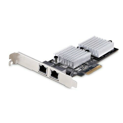 【お取寄せ品】 StarTech.com ネットワークアダプターカード PCI Express x1 2ポート ST10GSPEXNDP2 1個 【送料無料】|ぱーそなるたのめーる