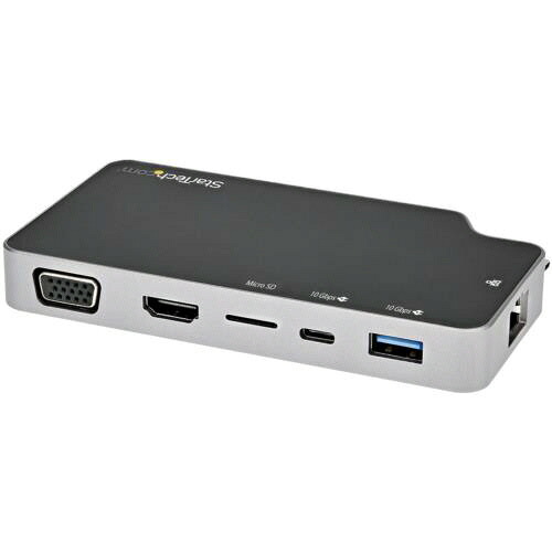 【お取寄せ品】 ＳｔａｒＴｅｃｈ．ｃｏｍ　ＵＳＢマルチポートハブ　ブラック＆グレー　ＣＤＰ２ＨＶＧＵＡＳＰＤ　１台 【送料無料】｜ぱーそなるたのめーる