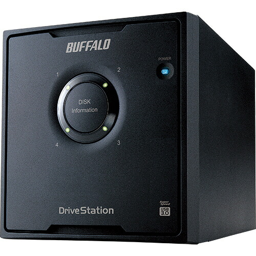 【お取寄せ品】 バッファロー　ドライブステーション　ＲＡＩＤ５対応　外付けＨＤＤ　ＵＳＢ３.０用　４ドライブ　１６ＴＢ　ＨＤ－ＱＬ１６ＴＵ３／Ｒ５Ｊ　１台 【送料無料】