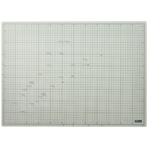楽天市場】ライオン事務器 カッティングマット 再生ＰＶＣ製 両面使用