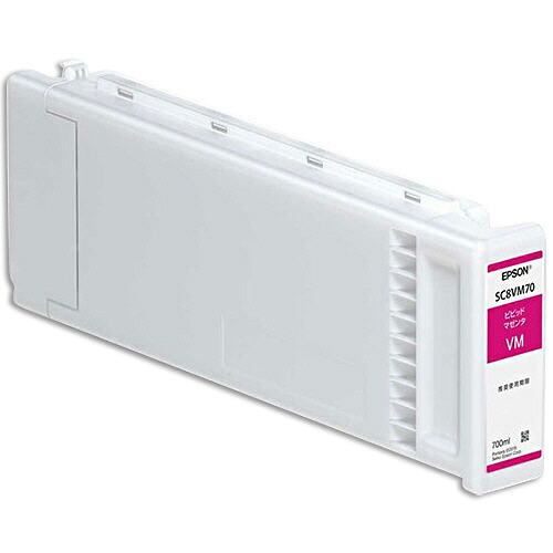 【お取寄せ品】 エプソン　インクカートリッジ　ビビッドマゼンタ　７００ｍＬ　ＳＣ８ＶＭ７０　１個 【送料無料】