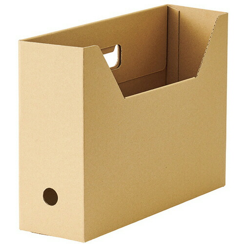 TANOSEE ファイルボックス A4背幅53mm ナチュラル 1セット(50冊:5冊×10パック)〔×3セット〕 まとめ）TANOSEE ファイルボックス A4 背幅53mm 青 50冊[21]