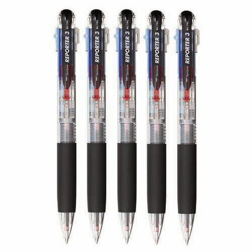 楽天市場】トンボ鉛筆 油性ボールペン2色 リポーター2 0.7mm（BC-WRC