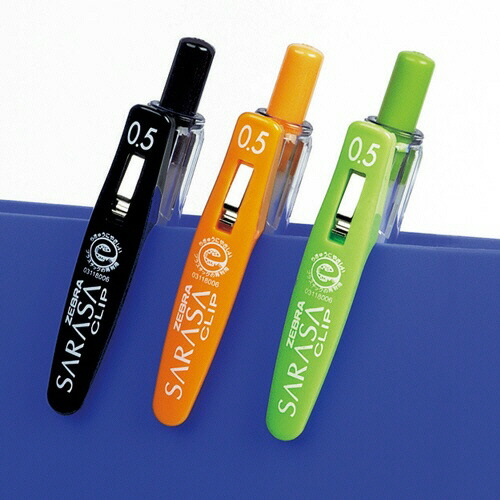 Zebra Sarasa Clip Gel Pen 0.5 - 10 Colours Set