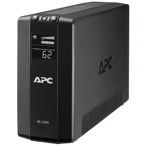【お取寄せ品】 ＡＰＣ（シュナイダーエレクトリック）　ＵＰＳ　無停電電源装置　ＲＳ　５年保証モデル　５５０ＶＡ／３３０Ｗ　ＢＲ５５０Ｓ－ＪＰ５Ｗ　１台 【送料無料】