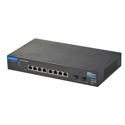 楽天市場】エレコム 10G対応ノン・インテリジェントスイッチ 8ポート