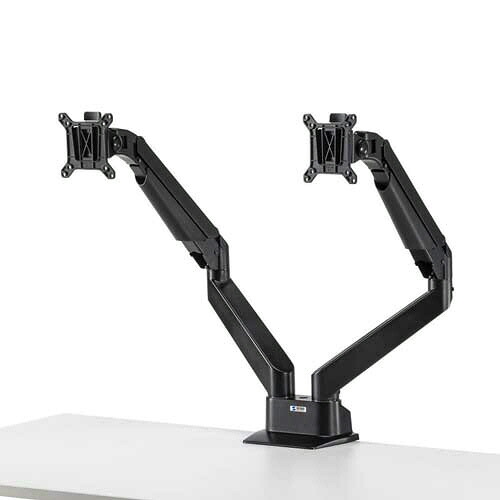 【お取寄せ品】 サンワサプライ　水平垂直多関節液晶モニター　２面　ブラック　ＣＲ－ＬＡ１３０２ＢＫＮ２　１台 【送料無料】