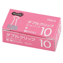 【楽天市場】TANOSEE ダブルクリップ 粒 口幅10mm シルバー 1セット（100個：10個×10箱）：ぱーそなるたのめーる
