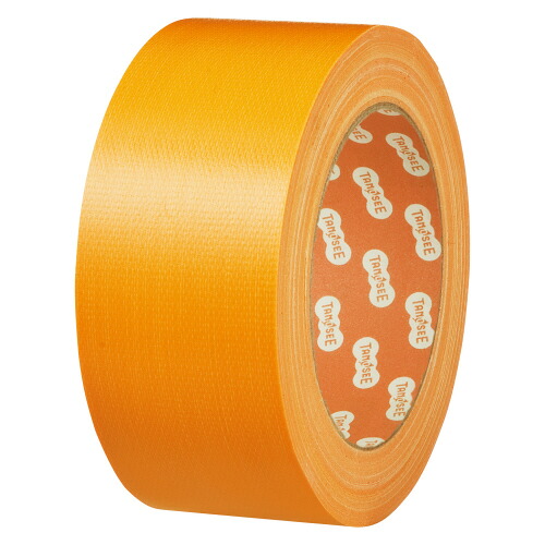 ＴＡＮＯＳＥＥ　布テープ（カラー）　５０ｍｍ×２５ｍ　厚み約０．２１ｍｍ　黄　１セット（３０巻） 【送料無料】