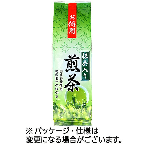 三ツ木園 お徳用 抹茶入り煎茶 1kg/袋 1セット(3袋) 【送料無料】