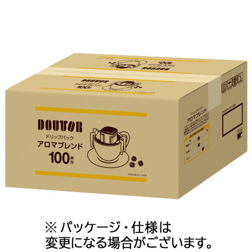 ドトールコーヒー　ドリップパック　アロマブレンド　７．０ｇ　１セット（２００袋：１００袋×２箱） 【送料無料】