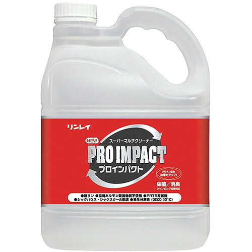 リンレイ　ＮＥＷ　プロインパクト　４Ｌ／本　１セット（３本） 【送料無料】｜ぱーそなるたのめーる