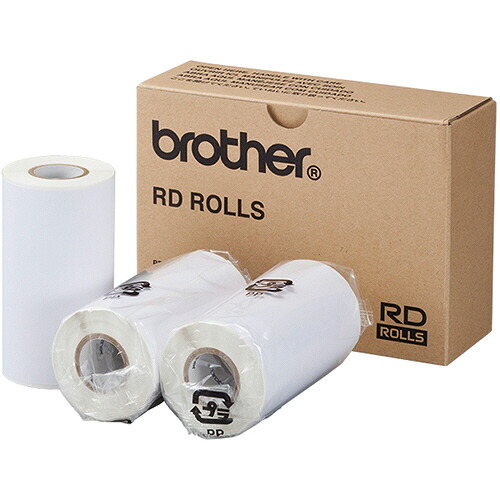 【お取寄せ品】 ブラザー　ＲＤロール　プレカット紙ラベル　ラベルサイズ１０２×１５２ｍｍ　６８枚／ロール　ＲＤ－Ｍ０３Ｊ１　１箱（３ロール） 【送料無料】