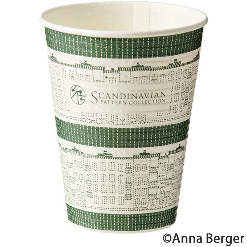 TANOSEE厚紙タンブラー 両面ラミネート GREEN 400mL（13.5オンス） 1セット（800個：40個×20パック） ＴＡＮＯＳＥＥ 厚紙タンブラー 両面ラミネート ＧＲＥＥＮ