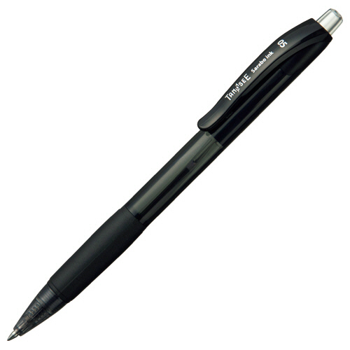 TANOSEE ノック式ゲルインクボールペン ニードルタイプ 0.3mm 赤 1本